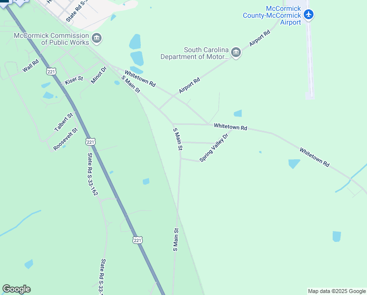 map of restaurants, bars, coffee shops, grocery stores, and more near 103 Spring Song Drive in McCormick