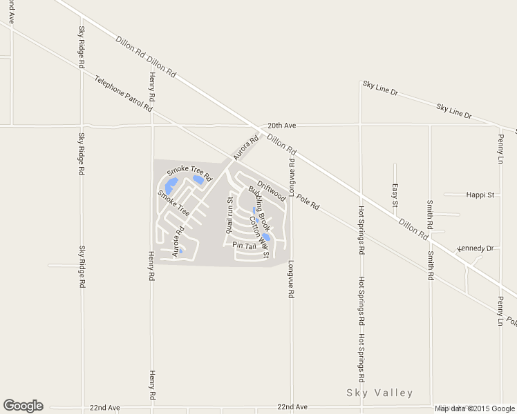 map of restaurants, bars, coffee shops, grocery stores, and more near Bubbling Brook in Desert Hot Springs