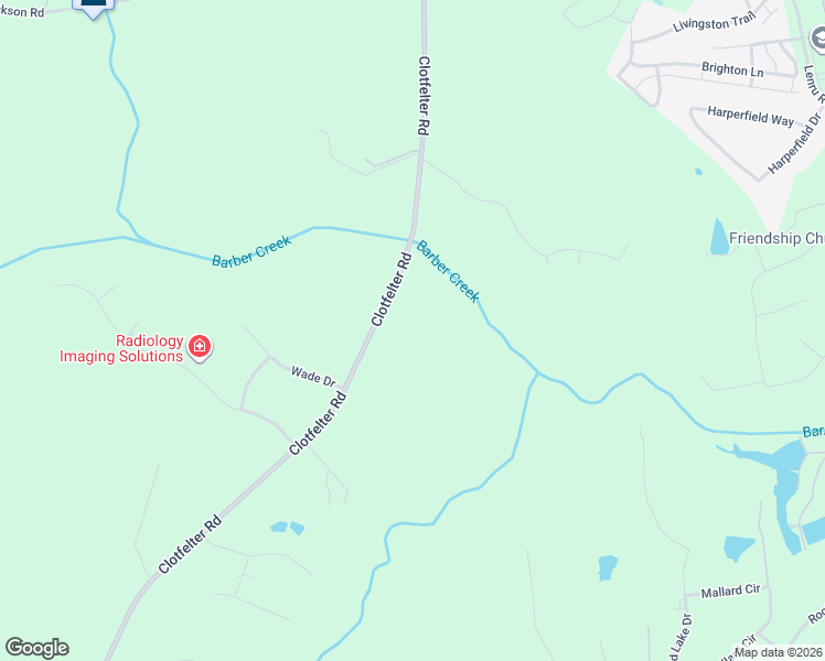 map of restaurants, bars, coffee shops, grocery stores, and more near 2000 Clotfelter Road in Bogart