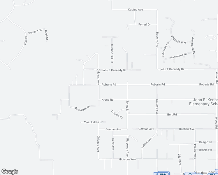 map of restaurants, bars, coffee shops, grocery stores, and more near 18097 Roberts Road in Riverside