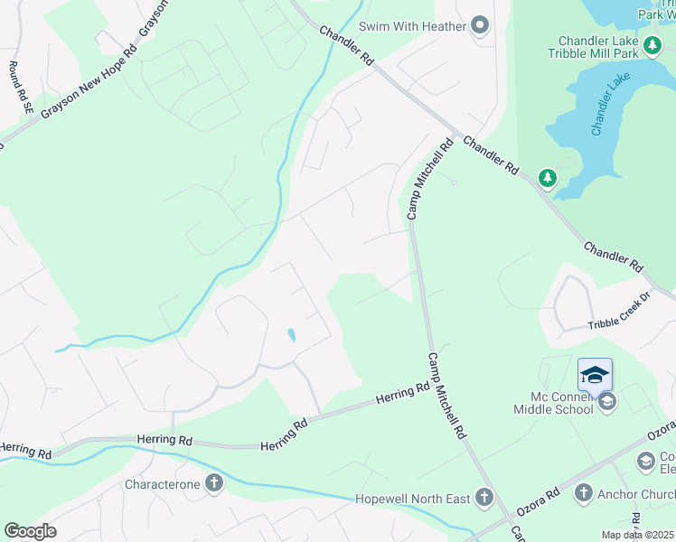 map of restaurants, bars, coffee shops, grocery stores, and more near 2333 Orion Court in Grayson