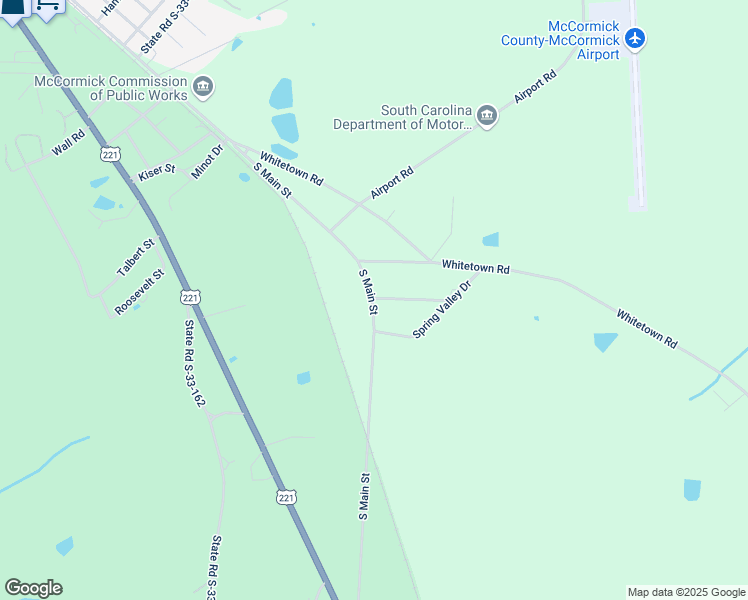 map of restaurants, bars, coffee shops, grocery stores, and more near 103 Spring Song Drive in McCormick