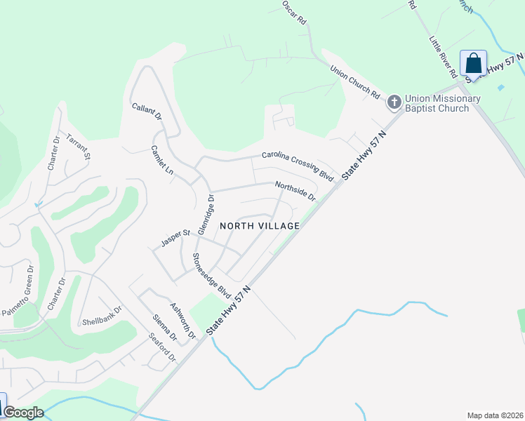 map of restaurants, bars, coffee shops, grocery stores, and more near 2908 Tigers Eye Road in Little River