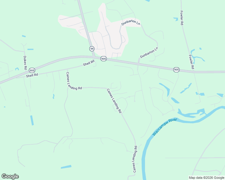 map of restaurants, bars, coffee shops, grocery stores, and more near 435 Caines Landing Road in Conway