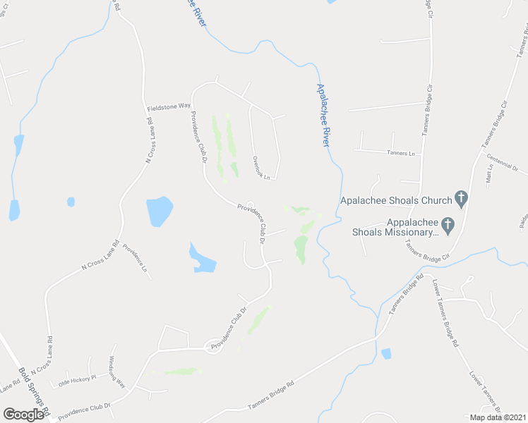 map of restaurants, bars, coffee shops, grocery stores, and more near 591 Providence Club Drive in Monroe