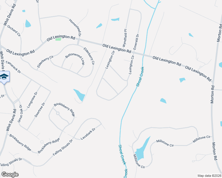 map of restaurants, bars, coffee shops, grocery stores, and more near 317 Old Kings Crossing in Athens