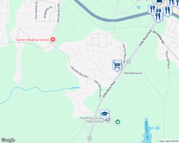 map of restaurants, bars, coffee shops, grocery stores, and more near 110 Ivy Crest Drive in Dallas