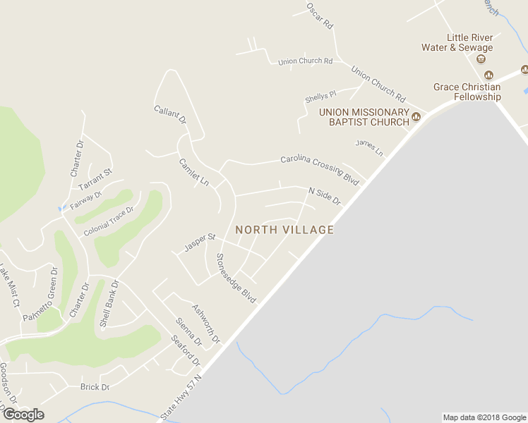 map of restaurants, bars, coffee shops, grocery stores, and more near 2889 Desert Rose Street in Little River