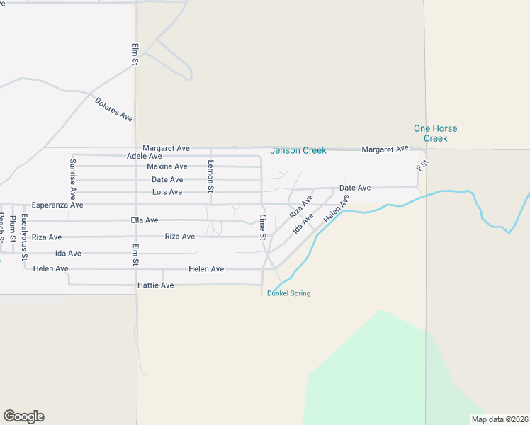 map of restaurants, bars, coffee shops, grocery stores, and more near Lime Street in Cabazon
