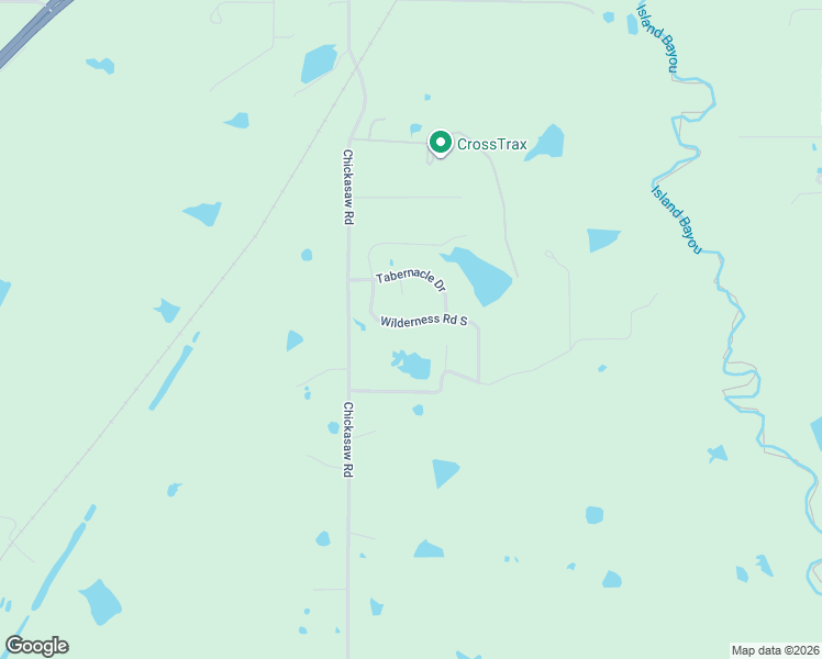 map of restaurants, bars, coffee shops, grocery stores, and more near 36 Wilderness Road South in Calera