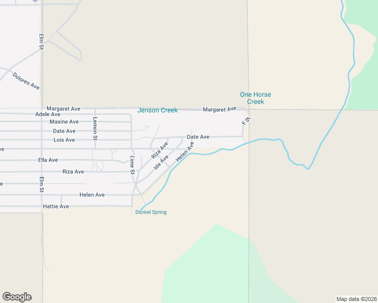 map of restaurants, bars, coffee shops, grocery stores, and more near Helen Avenue in Cabazon