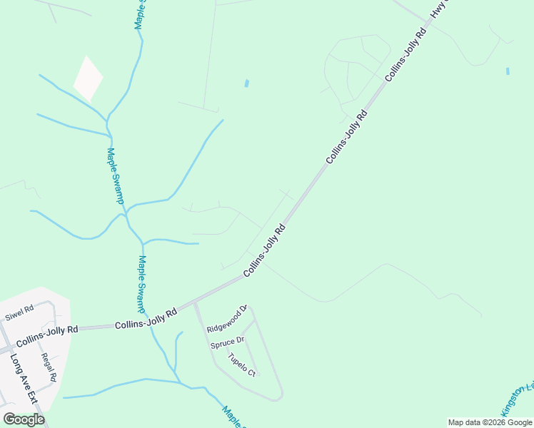 map of restaurants, bars, coffee shops, grocery stores, and more near Collins-Jolly Road in Conway