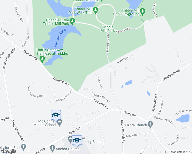 map of restaurants, bars, coffee shops, grocery stores, and more near 872 Mill Cove Drive in Lawrenceville