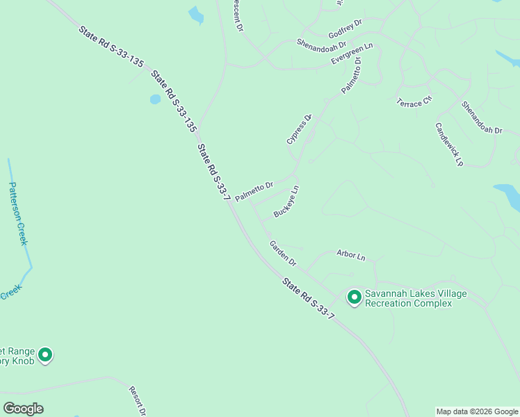 map of restaurants, bars, coffee shops, grocery stores, and more near Palmetto Drive in McCormick