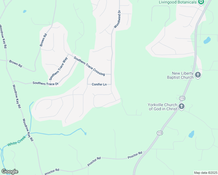 map of restaurants, bars, coffee shops, grocery stores, and more near 192 Conifer Lane in Rockmart