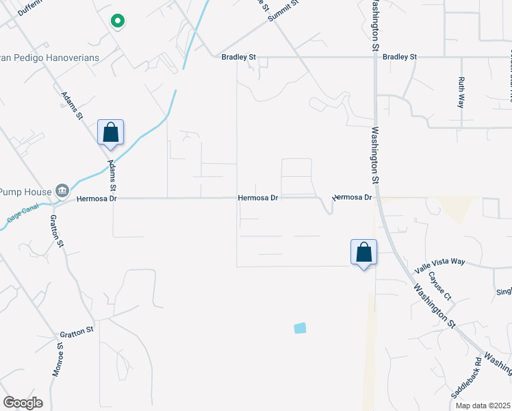 map of restaurants, bars, coffee shops, grocery stores, and more near in Riverside