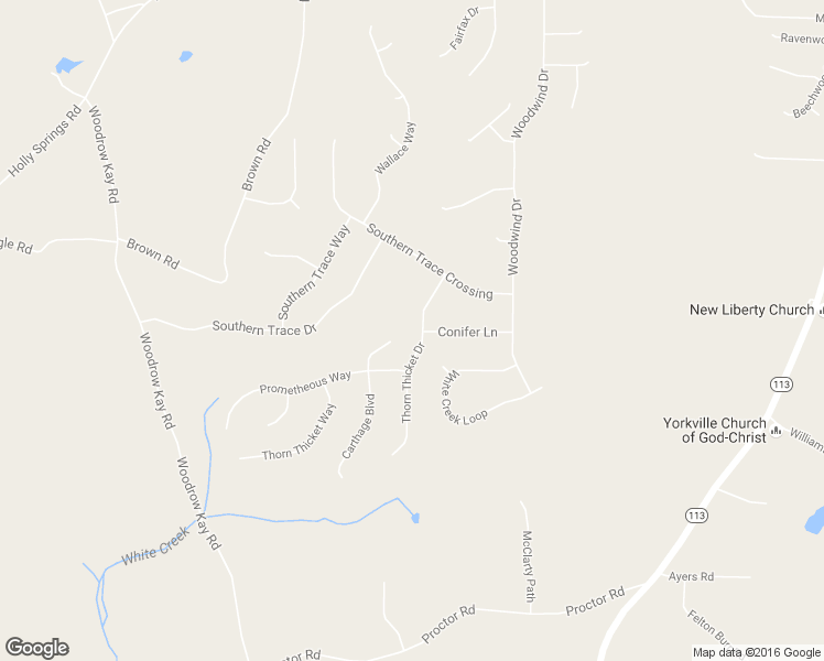 map of restaurants, bars, coffee shops, grocery stores, and more near 144 Thorn Thicket Drive in Rockmart