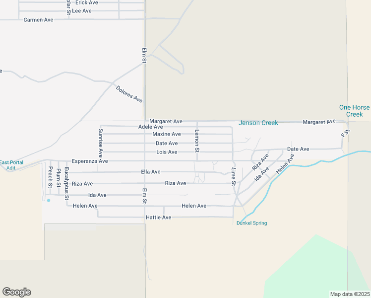 map of restaurants, bars, coffee shops, grocery stores, and more near 52200 Lois Avenue in Cabazon