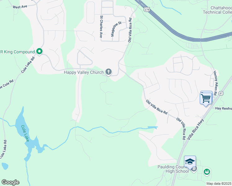 map of restaurants, bars, coffee shops, grocery stores, and more near 59 Santa Cruz Court in Dallas