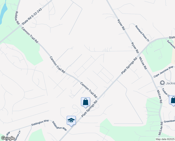 map of restaurants, bars, coffee shops, grocery stores, and more near 331 Keegan Rock Court in Lexington