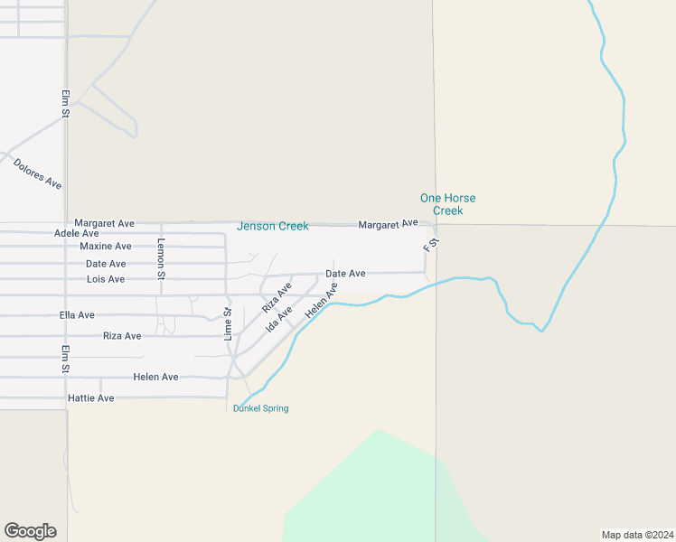 map of restaurants, bars, coffee shops, grocery stores, and more near Date Avenue in Cabazon