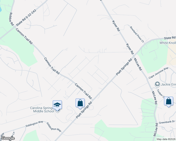map of restaurants, bars, coffee shops, grocery stores, and more near 326 Keegan Rock Court in Lexington