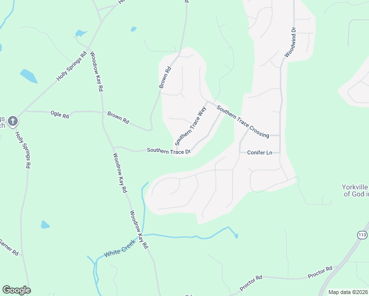 map of restaurants, bars, coffee shops, grocery stores, and more near 192 Southern Trace Way in Rockmart