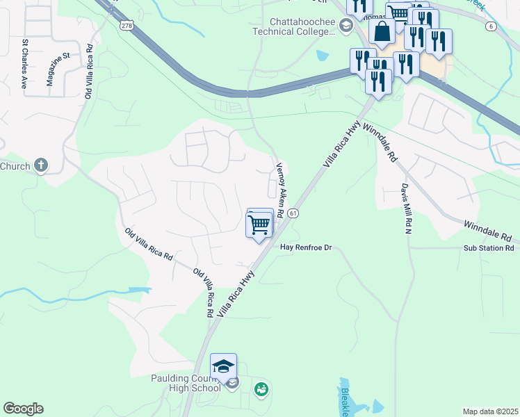 map of restaurants, bars, coffee shops, grocery stores, and more near 112 Laurel Farms Lane in Dallas