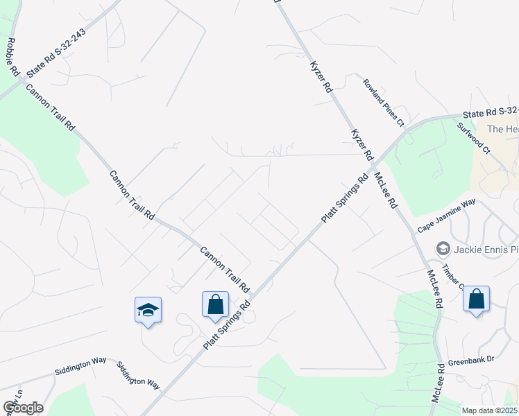 map of restaurants, bars, coffee shops, grocery stores, and more near 411 Nolancrest Drive in Lexington