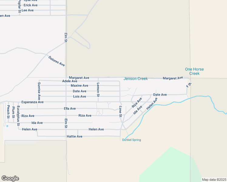 map of restaurants, bars, coffee shops, grocery stores, and more near Date Avenue in Cabazon