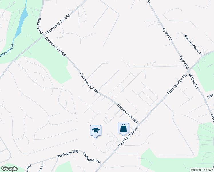 map of restaurants, bars, coffee shops, grocery stores, and more near 412 Cannon Knoll Road in Lexington