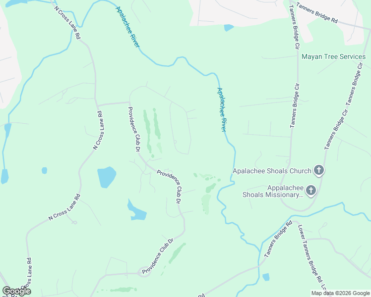 map of restaurants, bars, coffee shops, grocery stores, and more near 991 Providence Club Drive in Monroe