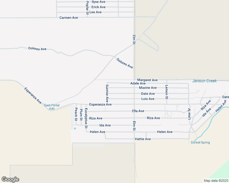 map of restaurants, bars, coffee shops, grocery stores, and more near 51820 Date Avenue in Cabazon