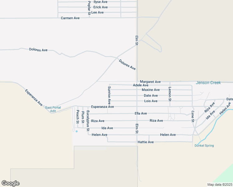 map of restaurants, bars, coffee shops, grocery stores, and more near 51820 Date Avenue in Cabazon