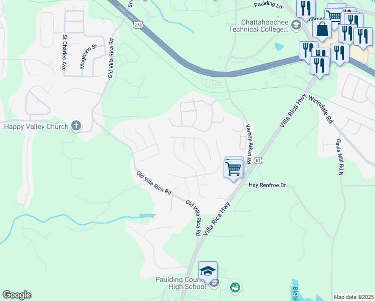 map of restaurants, bars, coffee shops, grocery stores, and more near 310 Ivy Brook Drive in Dallas
