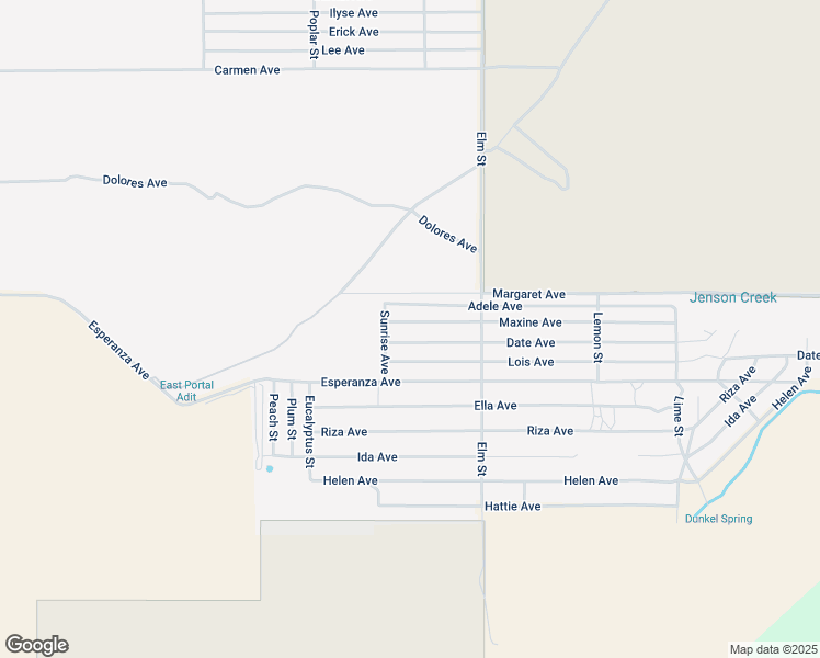 map of restaurants, bars, coffee shops, grocery stores, and more near 51821 Maxine Avenue in Cabazon