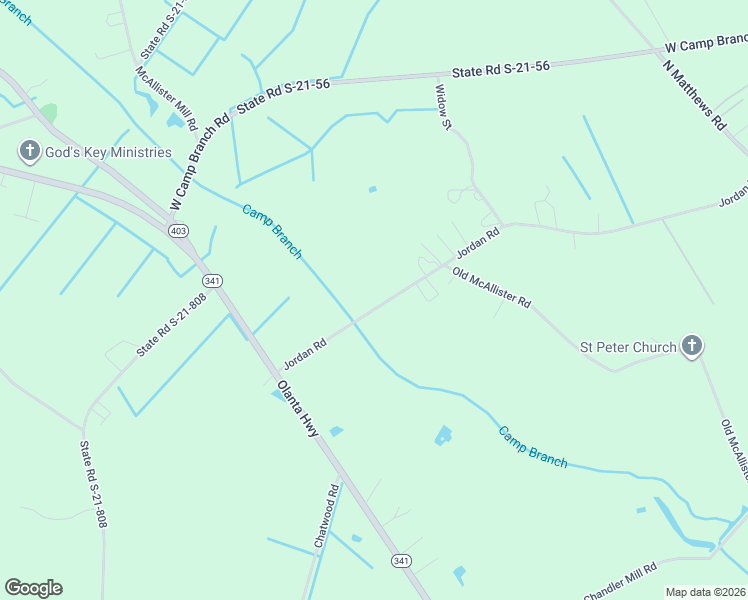 map of restaurants, bars, coffee shops, grocery stores, and more near 1275 Jordan Road in Lake City