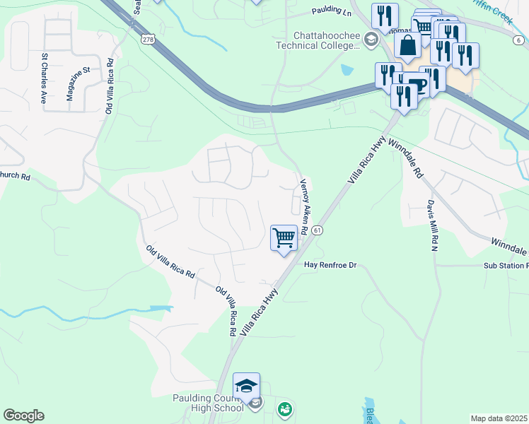 map of restaurants, bars, coffee shops, grocery stores, and more near 426 Ivy Crest Drive in Dallas