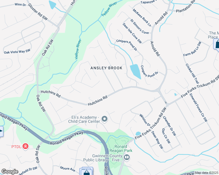 map of restaurants, bars, coffee shops, grocery stores, and more near 474 Ansley Brook Drive in Lawrenceville