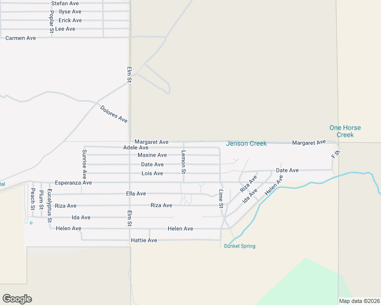map of restaurants, bars, coffee shops, grocery stores, and more near 52275 Adele Avenue in Cabazon