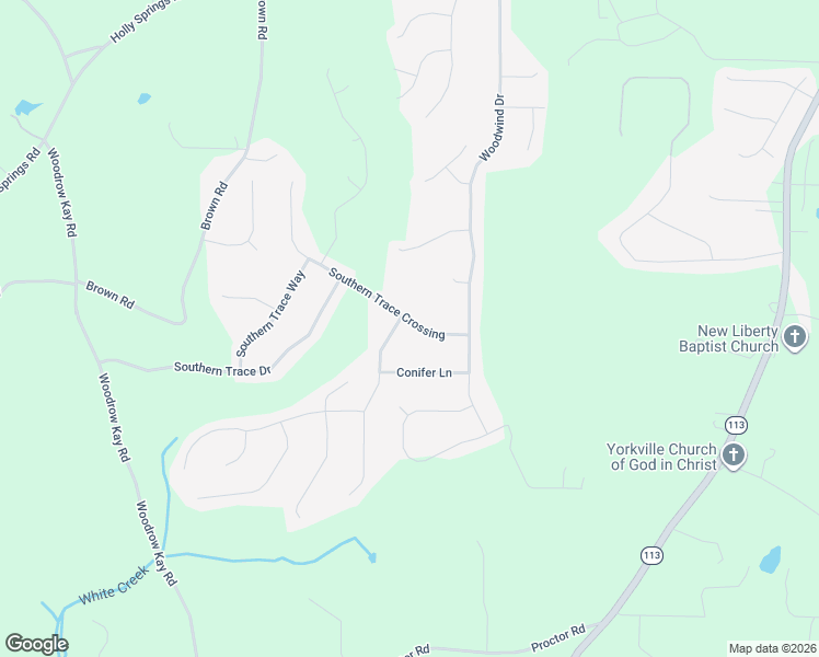 map of restaurants, bars, coffee shops, grocery stores, and more near 15 Thorn Thicket Drive in Rockmart