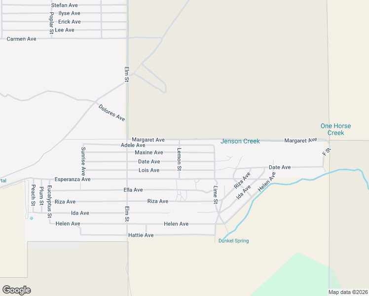map of restaurants, bars, coffee shops, grocery stores, and more near 52275 Adele Avenue in Cabazon
