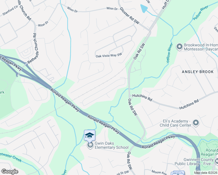 map of restaurants, bars, coffee shops, grocery stores, and more near 3153 Bridge Walk Drive in Lawrenceville