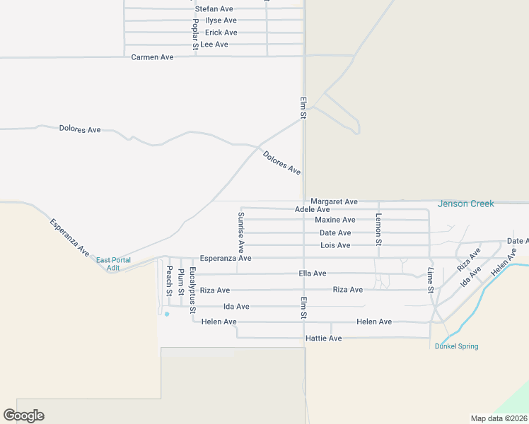 map of restaurants, bars, coffee shops, grocery stores, and more near 51859 Adele Avenue in Cabazon