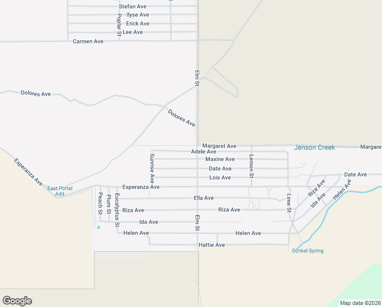 map of restaurants, bars, coffee shops, grocery stores, and more near 51977 Adele Avenue in Cabazon