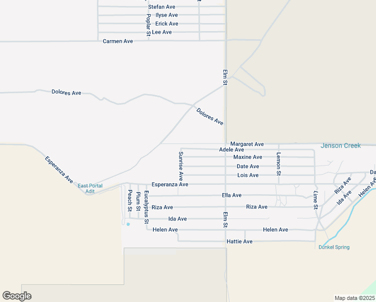 map of restaurants, bars, coffee shops, grocery stores, and more near 51811 Adele Avenue in Cabazon