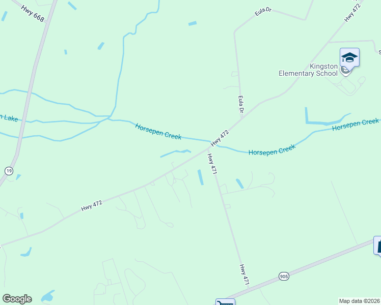 map of restaurants, bars, coffee shops, grocery stores, and more near 4133 Highway 472 in Conway
