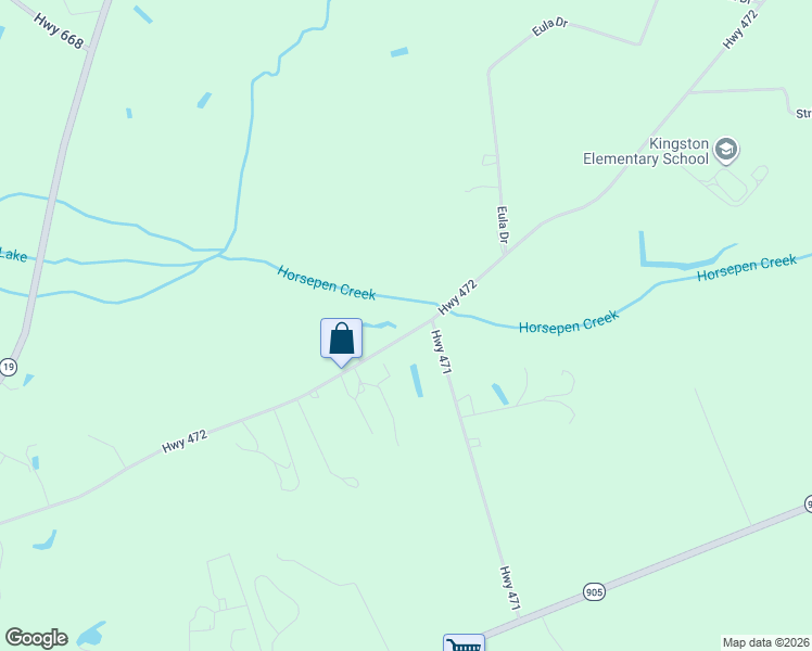 map of restaurants, bars, coffee shops, grocery stores, and more near 4133 Highway 472 in Conway