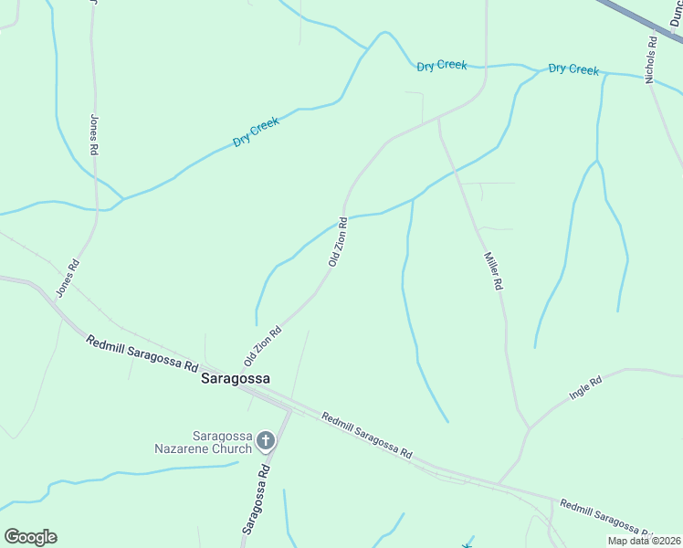 map of restaurants, bars, coffee shops, grocery stores, and more near Old Zion Road in Nauvoo