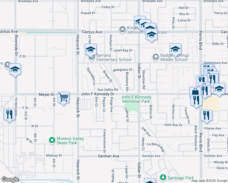 Walk Score Detail Map